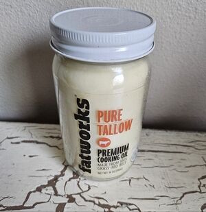 3/$15 NEW Fatworks Beef Tallow, Cooking Oil, 14 oz